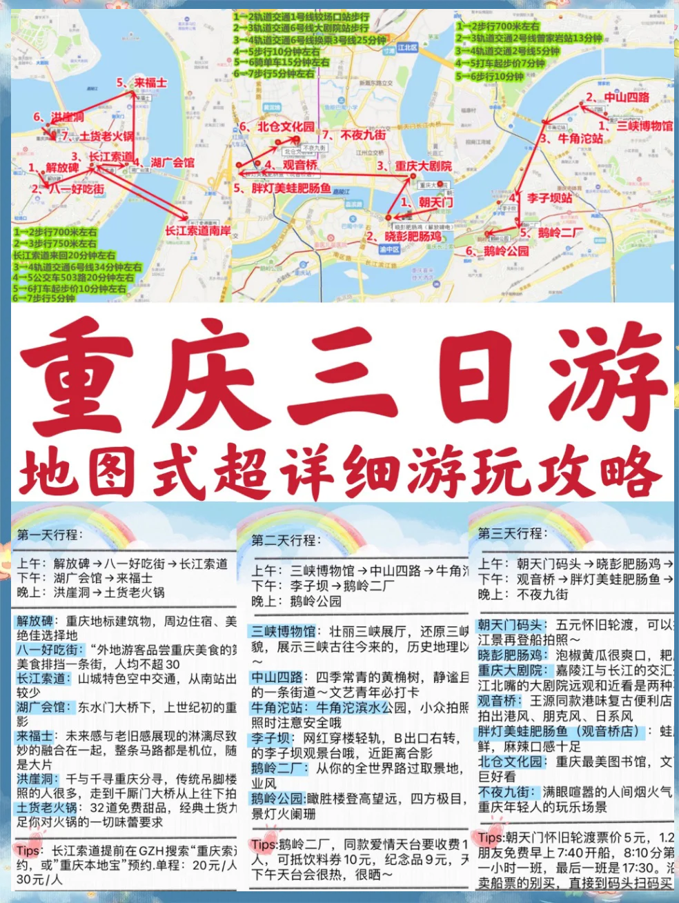 重庆游玩攻略必去的地方(重庆必去旅游攻略)-第2张图片